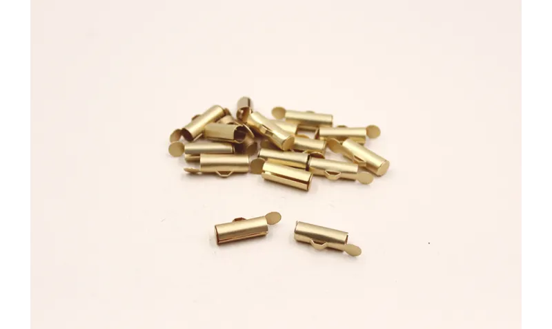 Cierre cilindro varias bandas 14mm Dorado Mate