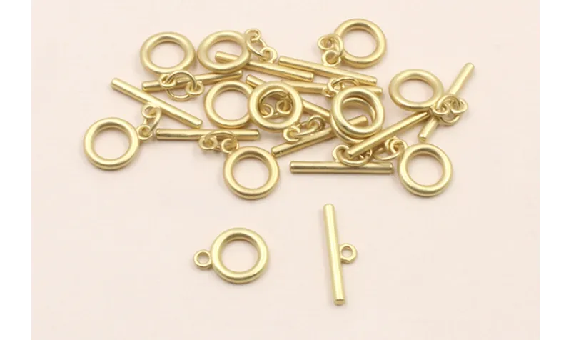 Cierre Marinero Oro Mate, 6mm diam int y 8mm ext