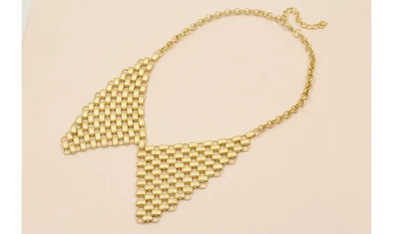 Collar Completo Pajarila 140*120mm Oro Mate