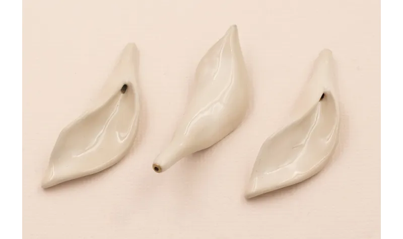 Cala 45*16mm esmalte Beige