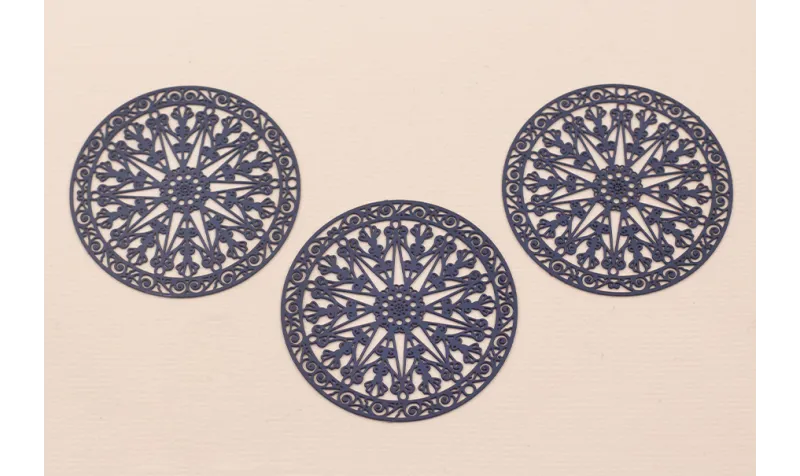 Disco Rejilla de 43mm Azul Oscuro