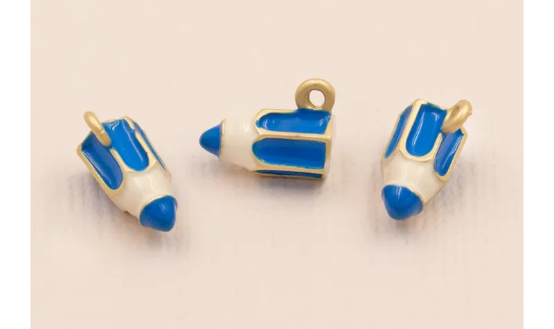 Colgante Lapicero 11*6mm Azul
