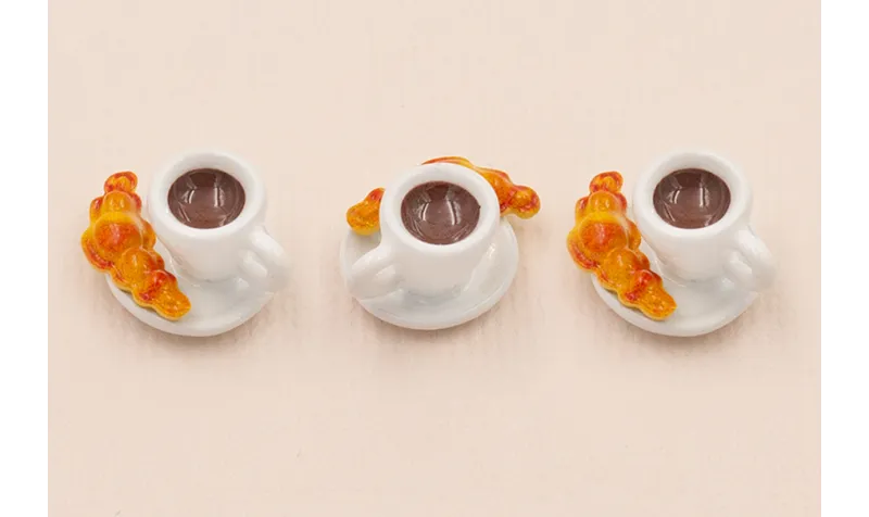 Colgante Taza y Croissant 14*7mm
