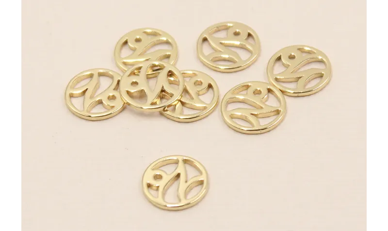 Disco 10mm signo Zodiaco Capricornio Oro