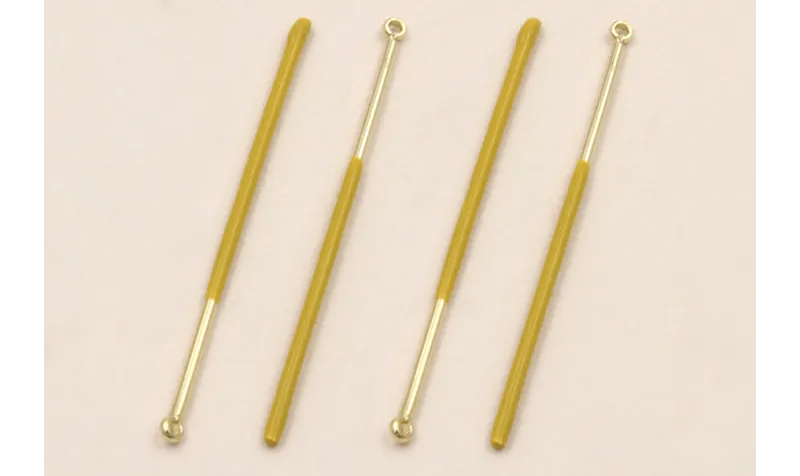 Colgante Acero Inox. Listón de 38mm Oro y Pistacho