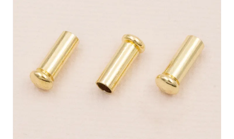Capuchón 12*5mm Agujero 3mm Oro