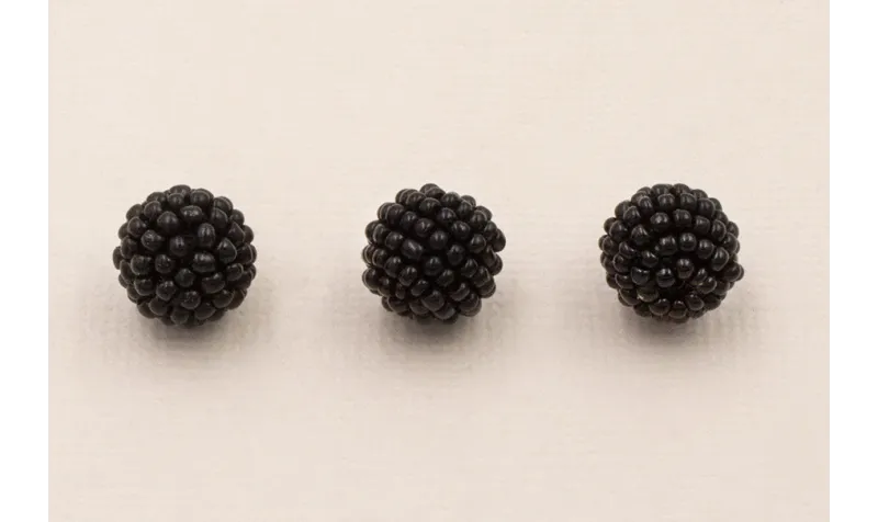 Bola abalorio 11mm negro