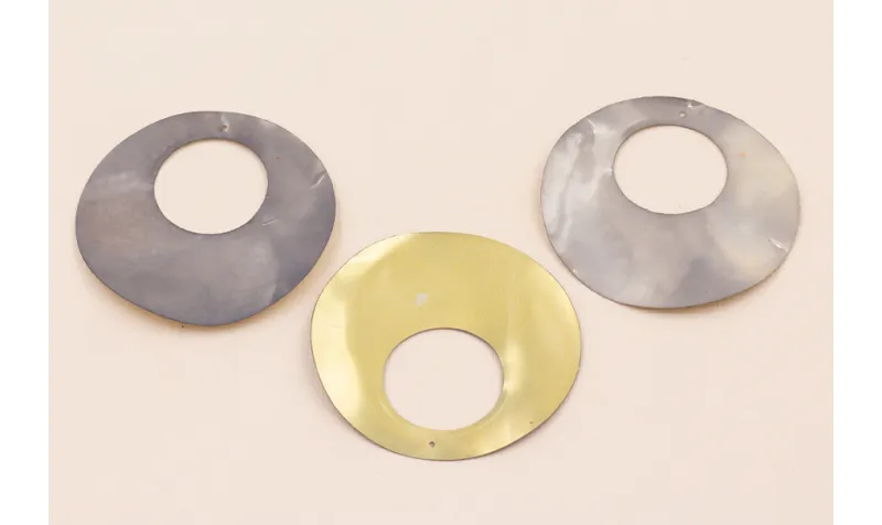 Disco Donut 55mm y 18mm int Morado y Metal Disco Donut 55mm y 18mm int Morado y Metal