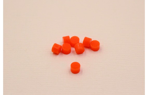 Punto Metacrilato 3mm diámetro Naranja
