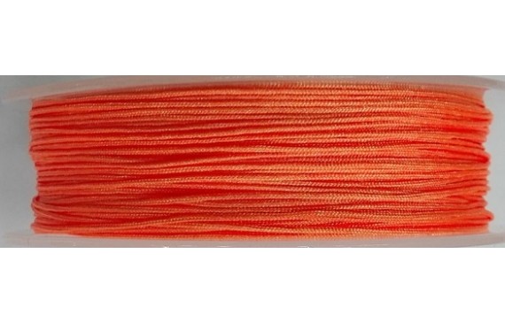 Hilo Macramé 1mm Naranja fluor Hilo Macramé 1mm Naranja fluor