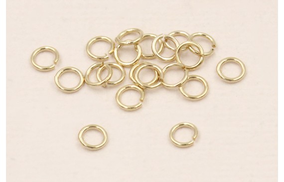 Arandela. 4*0,8 Baño Oro 18K y 3 micras espesor