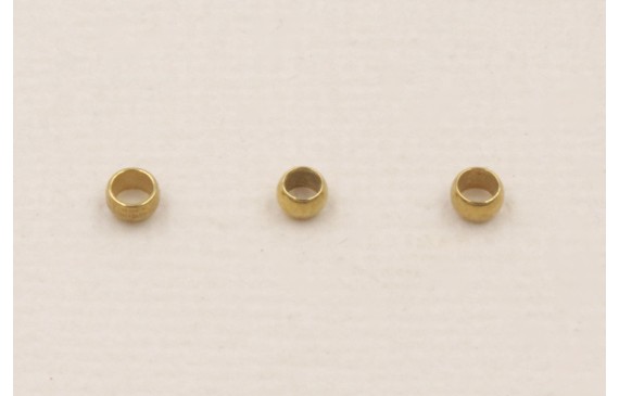 Entrepieza Bola 2mm interior Baño Oro 3 micras 18K Entrepieza Bola 2mm interior Baño Oro 3 micras 18K