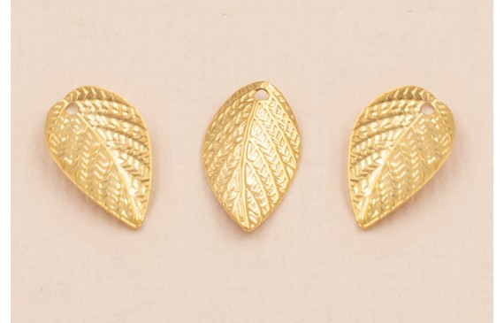 Pétalo 14*8mm Baño Oro 18K 3Micras