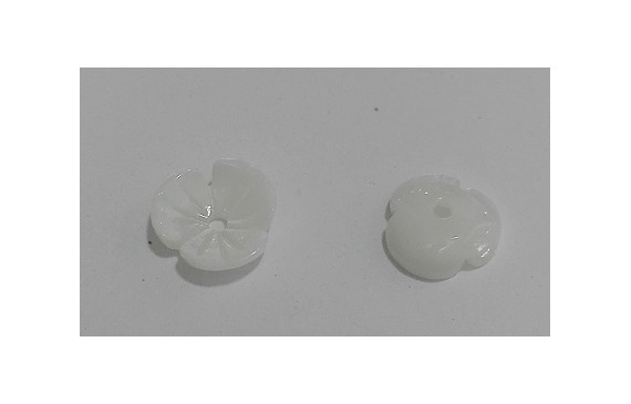 Flor Nacar 10mm diametro Flor Nacar 10mm diametro