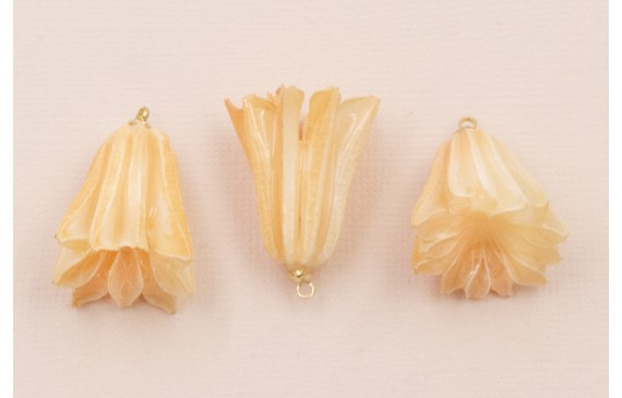 Flor Natural Campanilla Resina 30*20 Rosa Crudo