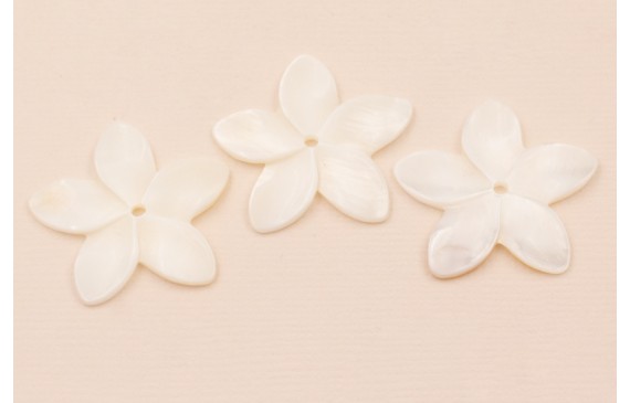 Flor Nacar 25mm diámetro Flor Nacar 25mm diámetro