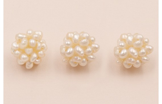 Bola de 12mm hecha de perlas