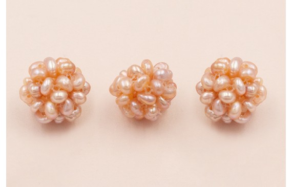 Bola de 12mm hecha de perlas tostadas