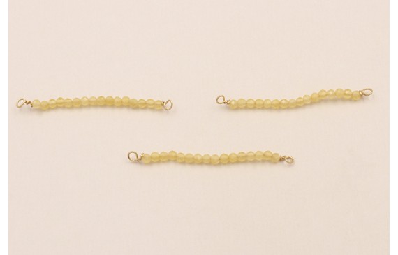 Bastón de 40mm con piedra Cuarzo amarillo de 2mm Bastón de 40mm con piedra Cuarzo amarillo de 2mm