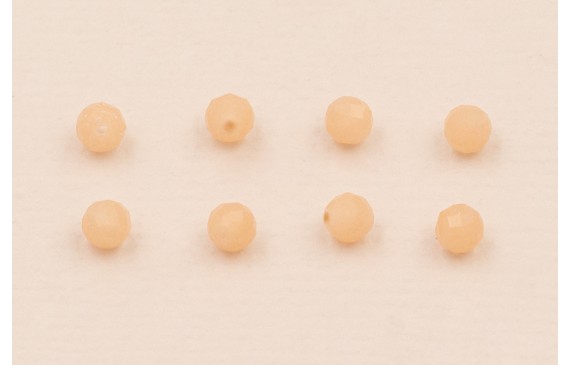 Ristra de 36cms Piedra facetada de 3mm Rosada