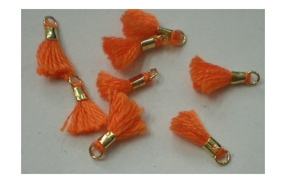 Micro pompon 10mm long. Color Naranja Micro pompon 10mm long. Color Naranja