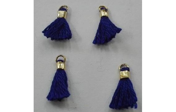 Micro pompon 10mm long. Azul Cobalto Micro pompon 10mm long. Azul Cobalto