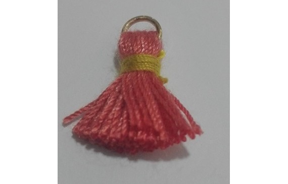 Pompon bicolor 16mm Caldera-Amarillo