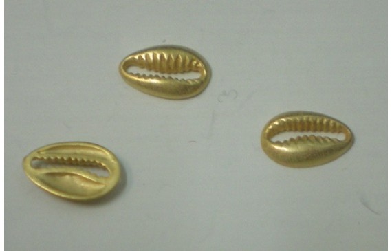 Pieza Conchita de Mar 10*8mm Oro Mate Pieza Conchita de Mar 10*8mm Oro Mate