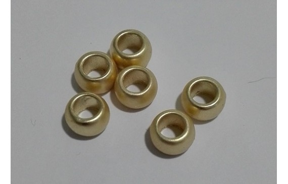 Bola 6,5mm ext * 4mm interior Dorado Mate
