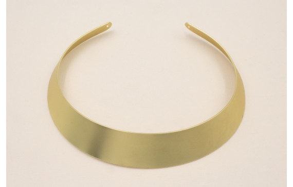 Collar Lámina 23mm ancho oro mate