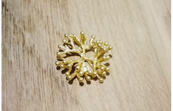 Colgante Flor Coral 23mm Diámetro