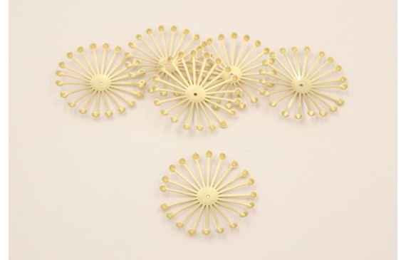 Casquilla Sol Canujones Oro Mate 40mm diámetro Casquilla Sol Canujones Oro Mate 40mm diámetro