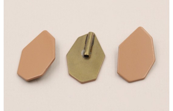 Pieza esmaltada 21*12mm Coral Mate Pieza esmaltada 21*12mm Coral Mate