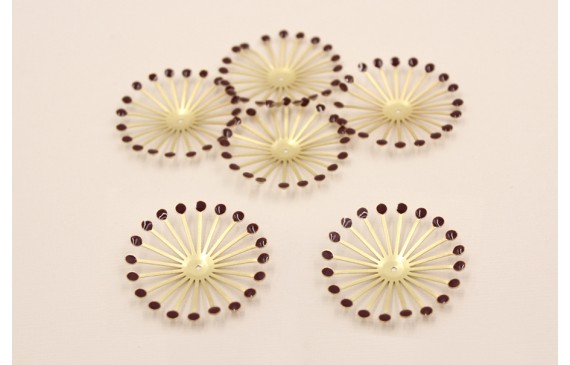 Casquilla Sol 40mm Puntas Granate