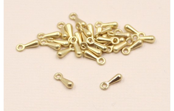 Colgante con Pivote de 7*2mm Dorado Mate