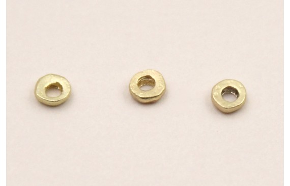 Disco irregular 3mm*1-1,5mm interior Oro Mate Disco irregular 3mm*1-1,5mm interior Oro Mate