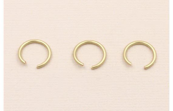 Aro de 11mm Dorado Mate Aro de 11mm Dorado Mate