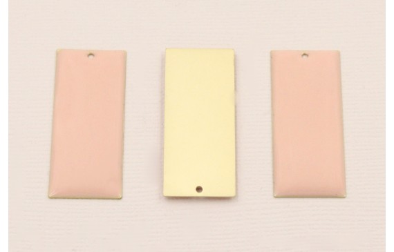 Cuenta Rectangulo 38*15 D.Mate Esmalte Rosa palo