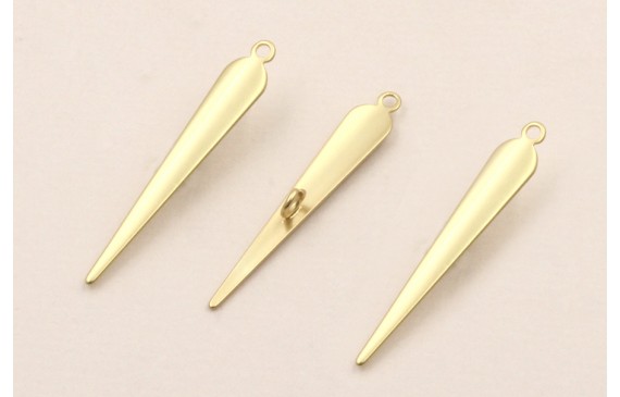 Colgante Cuña Dorada  23*5mm