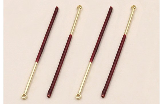 Acero Inox. Listón de 38mm Oro y granate Acero Inox. Listón de 38mm Oro y granate