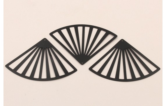 Colagnte Lámina abanico 45*62mm Negro Mate Colagnte Lámina abanico 45*62mm Negro Mate