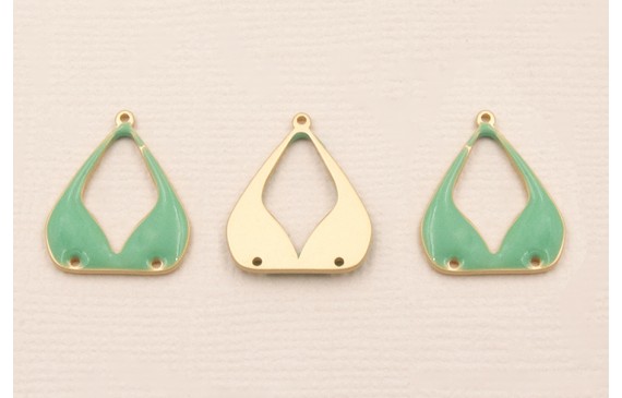 Pieza Sujetador Biquini O.Mate 15*18mm Turquesa