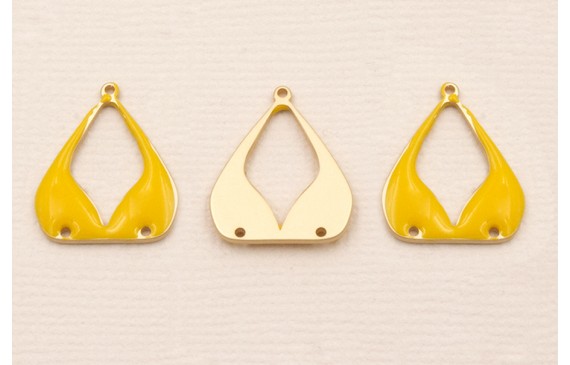 Pieza  Sujetador Biquini O.Mate 15*18mm Amarillo