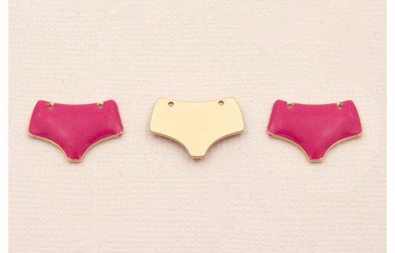 Pieza  Braga bañador O.Mate  16*11mm Rosa