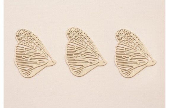 Cuenta Ala Mariposa 32*26 esmalte Rosa Palo Cuenta Ala Mariposa 32*26 esmalte Rosa Palo