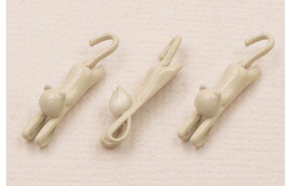 Coltante Gato 20*4mm Esmalte Beige Coltante Gato 20*4mm Esmalte Beige