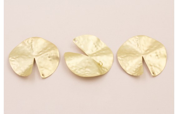 Colgante Nenufar 42mm anilla trasera Oro Mate Colgante Nenufar 42mm anilla trasera Oro Mate