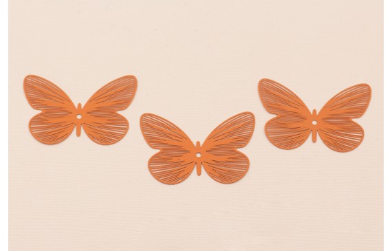 Mariposa Plana 36*25mm Coral Mariposa Plana 36*25mm Coral