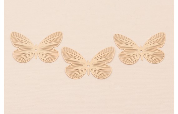 Mariposa Plana 36*25mm Rosa Palo Mariposa Plana 36*25mm Rosa Palo