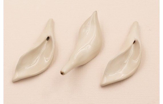 Cala 45*16mm esmalte Beige